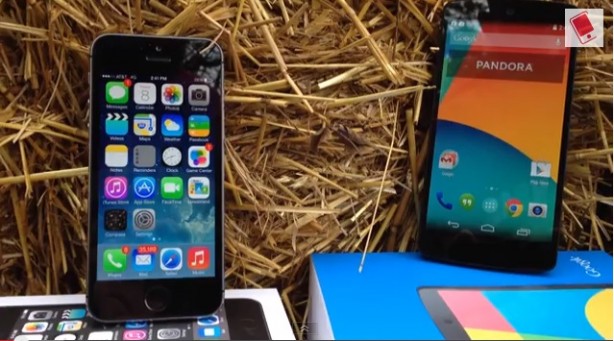 iphone 5s nexus 5