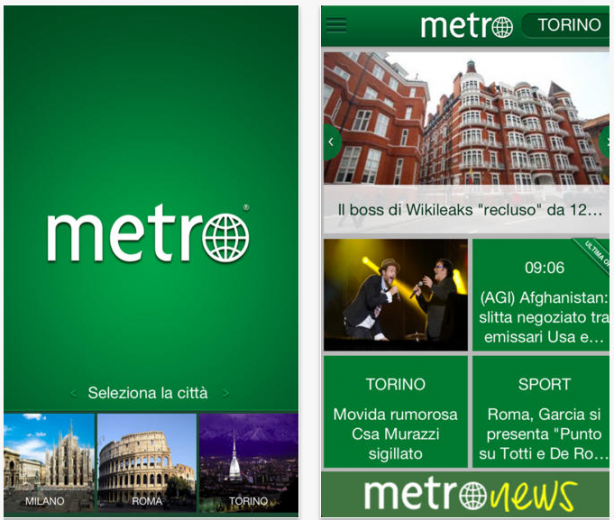 Disponibile su App Store “Metro”, l’app ufficiale del noto quotidiano gratuito