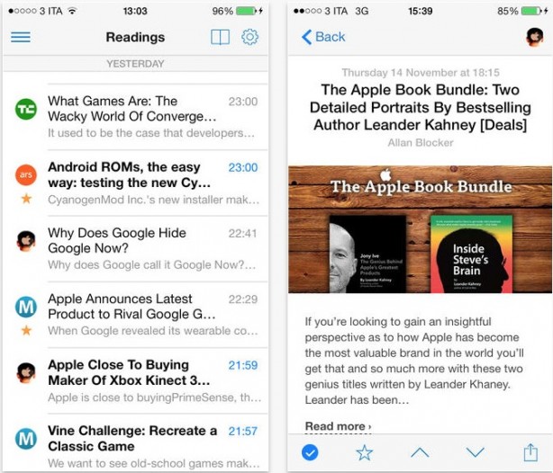 Readbox, una nuova app per leggere le notizie su iPhone