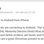Eric Schmidt: “La gente passa da iPhone ad Android perchè è più intuitivo”