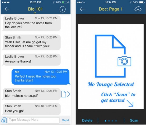 Squeezed, l’app di messaggistica per gli studenti