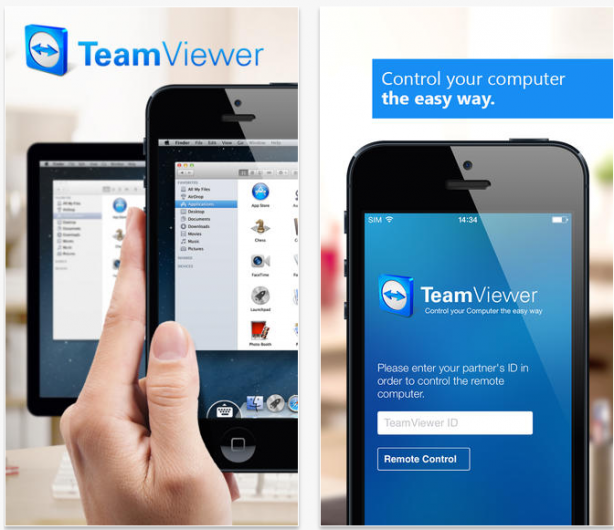 teamviewer iphone to iphone