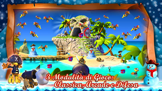 Crazy Chicken- Pirates (Christmas Edition) iPhone pic1