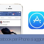 Facebook si aggiorna ancora una volta su iPhone