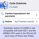 Il Mobile Substrate si aggiorna per iOS 7 e processore A7: arrivano i primi tweak per iPhone 5s – Cydia