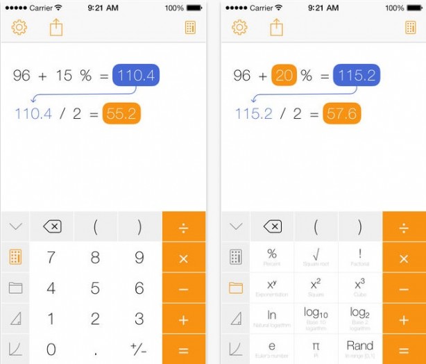 Tydlig: una comodissima calcolatrice con grafici per iPhone