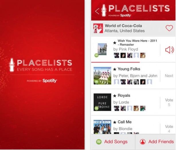 Coca-Cola Placelist: ogni brano ha il suo luogo