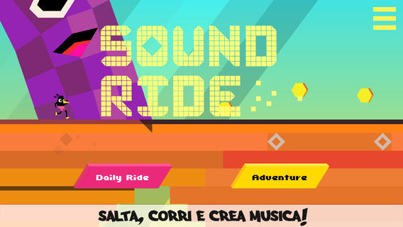 Sound Ride: un coloratissimo e gratuito runner game per iPhone