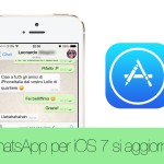 WhatsApp per iOS 7 si aggiorna per la terza volta in pochi giorni
