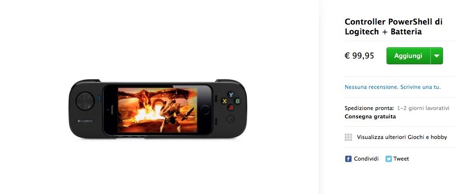 Controller Logitech Powershell arriva su Apple Store - iPhone Italia