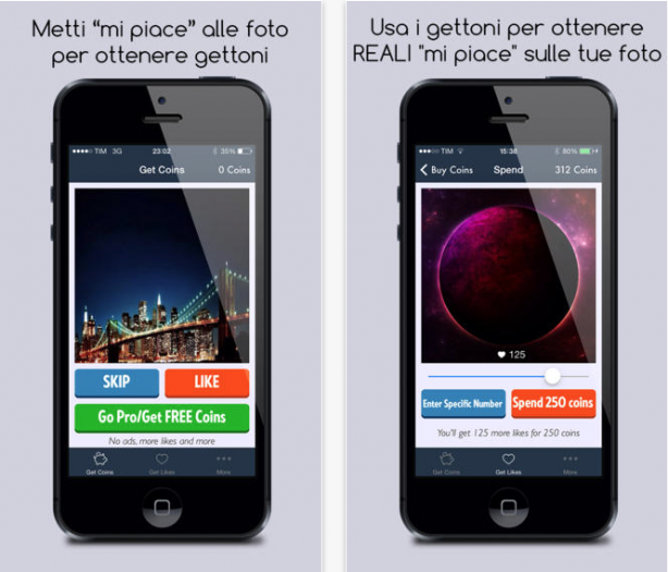 InstaLikeMe: un’app per avere “mi piace” reali su Instagram