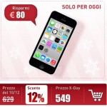 Mediaworld offre l’iPhone 5c a 549€, solo per oggi