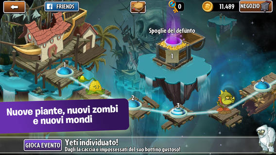 Plants vs Zombies 2 si aggiorna