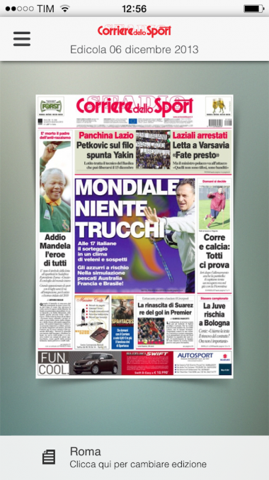 Corriere dello Sport HD si rinnova: ecco tutte le novità