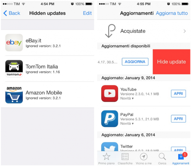 Nascondiamo gli aggiornamenti disponibili su App Store con ASUpdateHider – Cydia