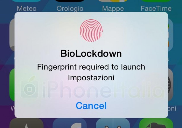 BioLockdown Cydia iPhone 1