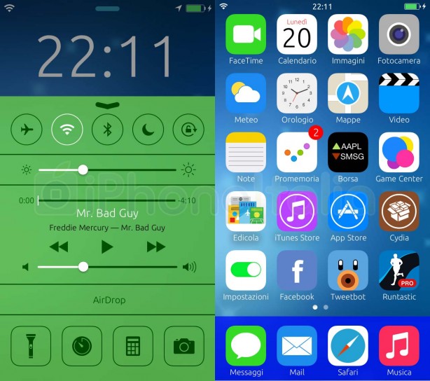 Come cambiare colore agli elementi di iOS 7 con Fancy – Cydia