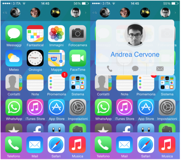 QuickContacts, il tweak definitivo per accedere rapidamente ai contatti preferiti – Cydia