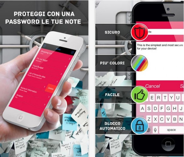 Note Sicure Pro: proteggere con password le note salvate su iPhone