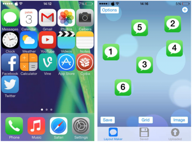 Disponi liberamente le icone nella Home dell’iPhone con HomescreenDesigner – Cydia