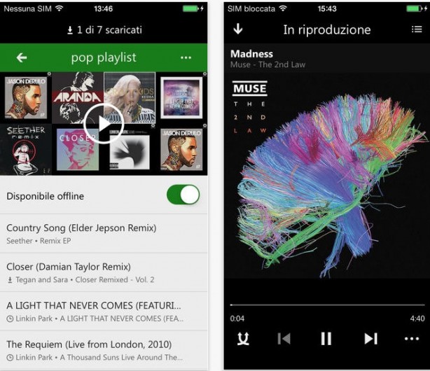 Microsoft aggiorna l’app Xbox Music: arriva l’ascolto offline!