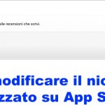 Come modificare il nickname utilizzato per le recensioni su App Store – Noob’s Corner