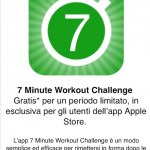 Tieniti in forma con “7 Min Workout”, in offerta gratuita con l’applicazione Apple Store