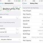 Informazioni dettagliate sulla batteria con iBatteryInfoPro – Cydia