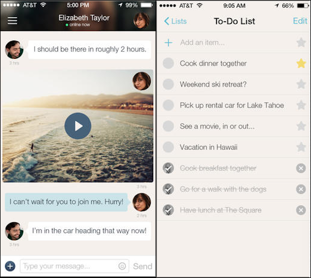 Couple, l’app degli innamorati, si aggiorna ad iOS7 con nuove funzioni