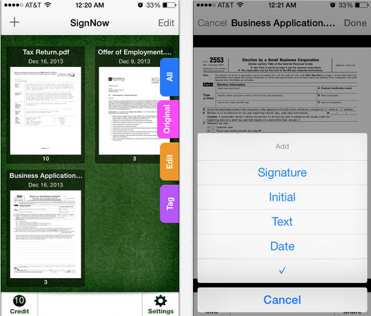 SignIt Pro: un’app per la compilazione e la firma dei PDF