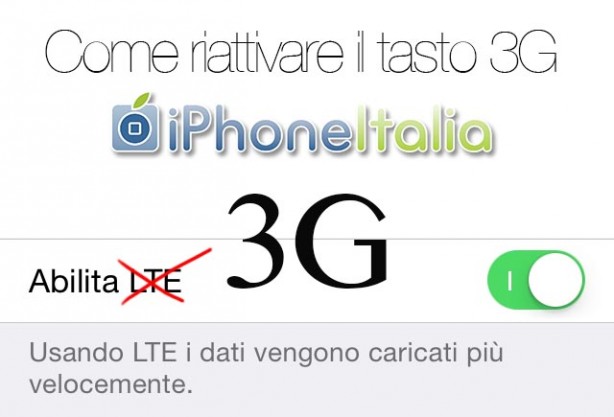 Tasto 3G iPhone