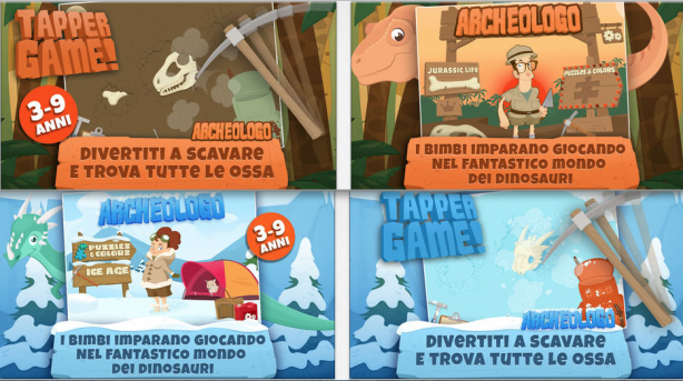 Archeologo: due giochi fatti apposta per i più piccoli