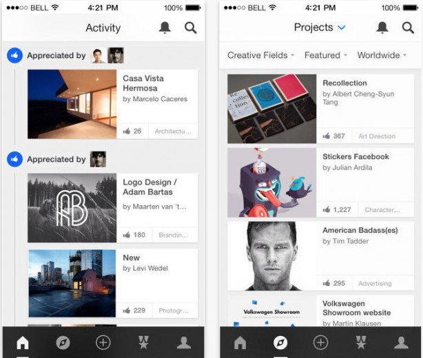 Behance, l’app per scoprire i talenti creativi di tutto il mondo