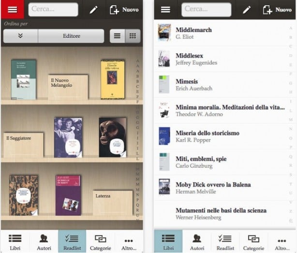 Cataloga i tuoi libri con l’app Bibliophilia