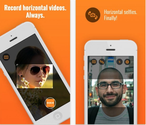 Con l’app Horizon tutti i video saranno registrati in landscape, anche se non giri l’iPhone!