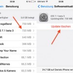 In iOS 7.1 sarà possibile cancellare i dati di aggiornamento per risparmiare spazio su iPhone