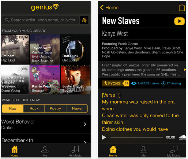 Arriva su App Store l’app ufficiale di Rap Genius per capire i testi delle canzoni!
