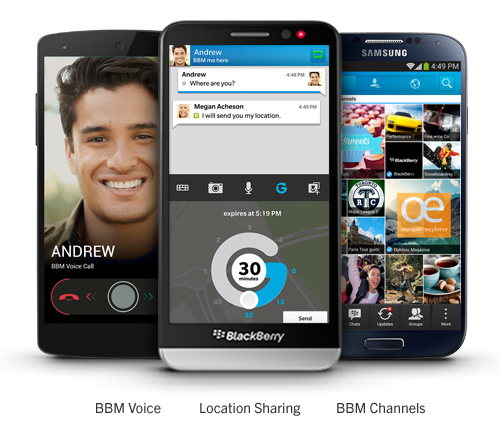 BlackBerry annuncia la disponibilità di BBM Voice e BBM Channels per gli utenti iPhone