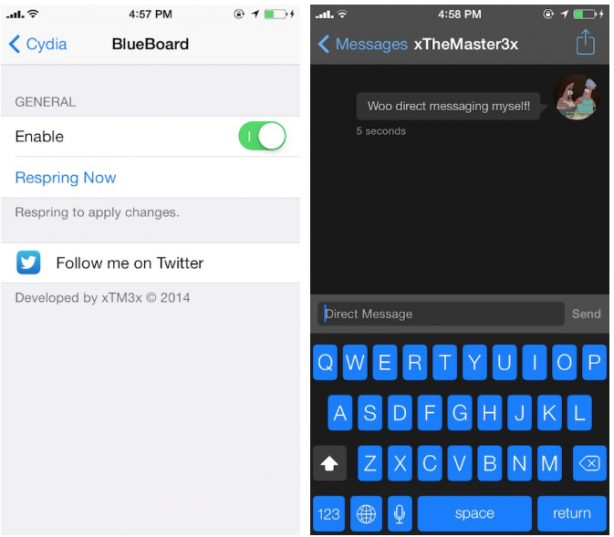 BlueBoard porta una nuova tastiera su iPhone: ecco come installarla – Cydia