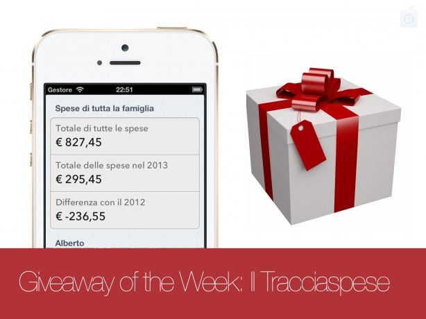 Giveaway Of The Week: 5 copie gratuite per Il Tracciaspese [CODICI UTILIZZATI CORRETTAMENTE]