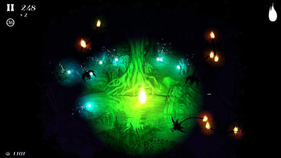 Primal Flame, nuovo casual game: una fiamma in un bosco mistico