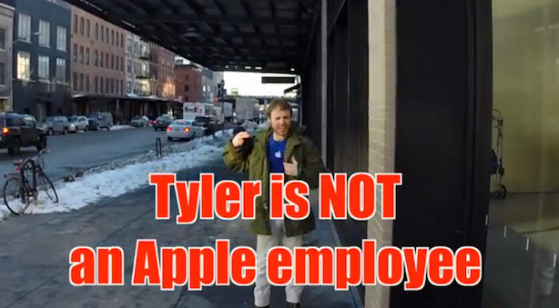 Su YouTube, un falso dipendente Apple Store prende in giro gli sfortunati clienti