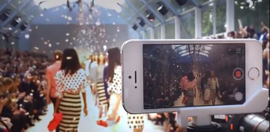 Apple ci mostra come è stato utilizzato l’iPhone 5s durante la sfilata di Burberry