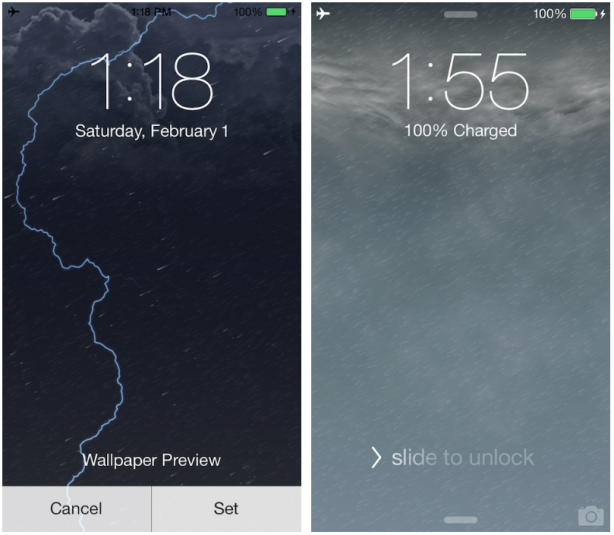 Come aggiungere nuovi sfondi “meteorologici” animati su iPhone con Weatherboard – Cydia