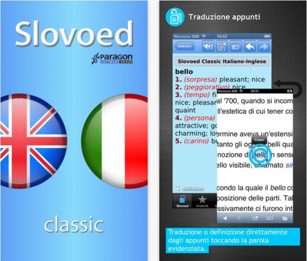Dizionario Inglese Italiano iPhone pic0
