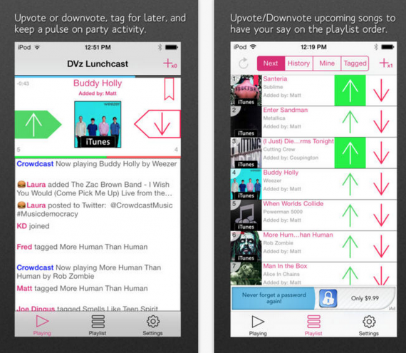 Crowdcast, condividi le tue playlist musicali