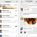 Google Hangouts si aggiorna con una nuova grafica