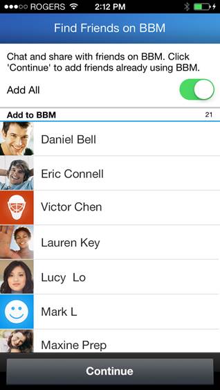 BBM si aggiorna: arriva la funzione “Trova Amici”