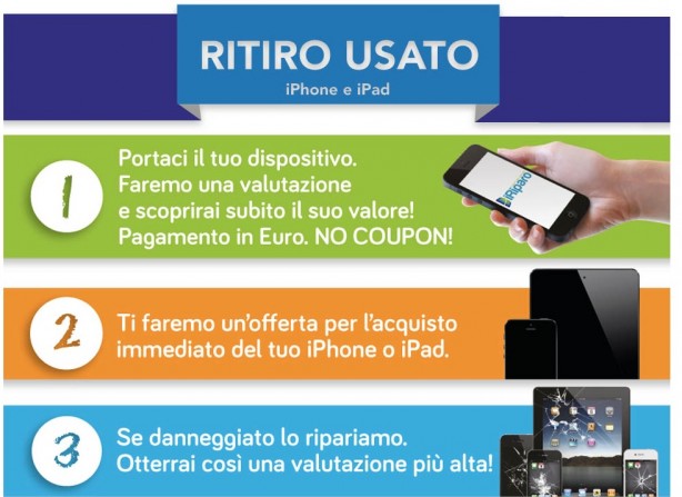 iRiparo e BuyDifferent acquistano gli iPhone usati, anche presso i negozi fisici