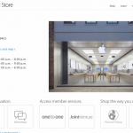 Apple.com: aggiornata la grafica nella sezione degli Store